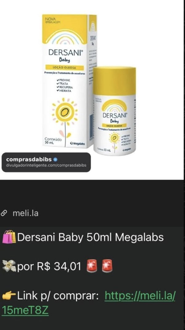 Print de oferta do grupo